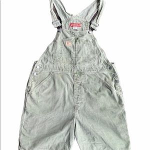 Sage Green Corduroy Overalls